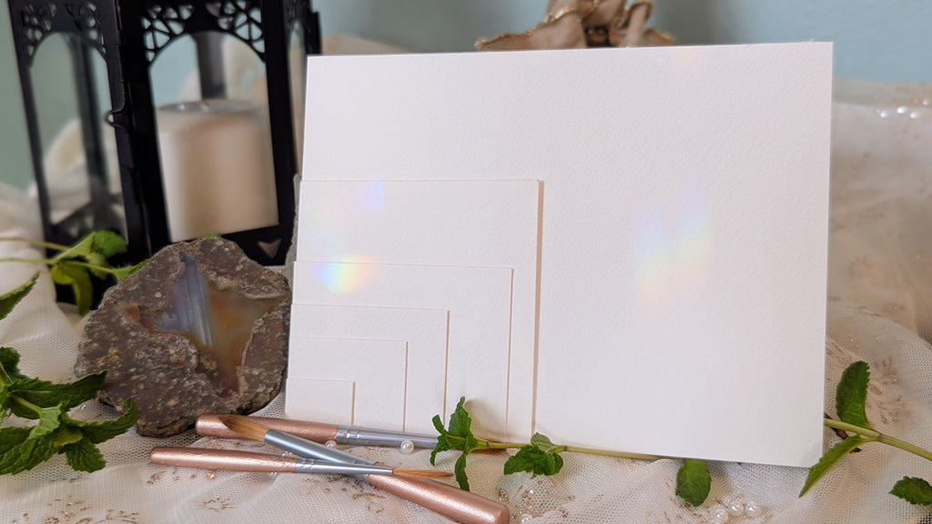 Fairy Sized Watercolor Paper (Choose Option)